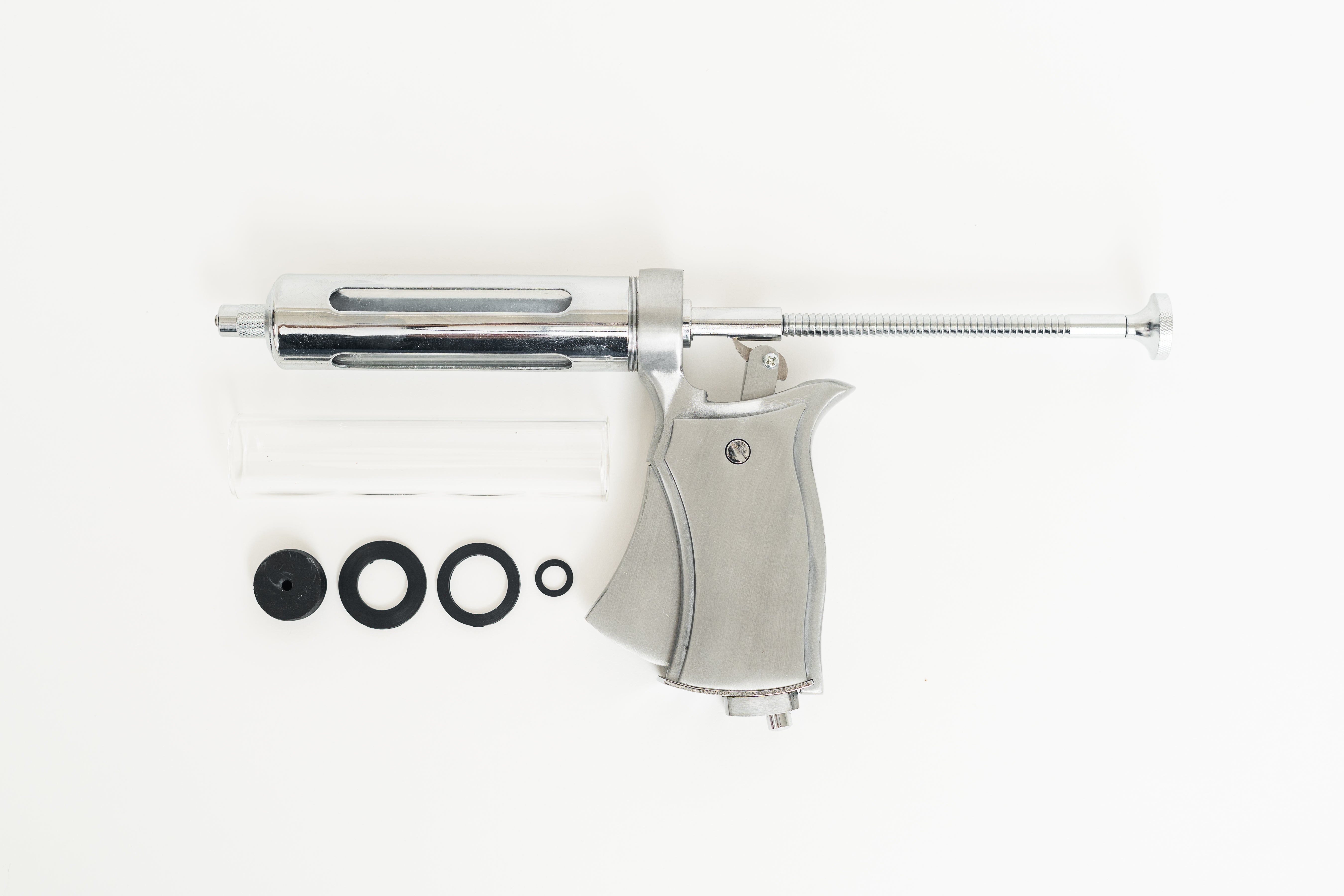 Pistol-Grip Syringe with Case