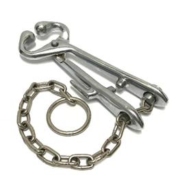 Bull Nose Lead with Chain